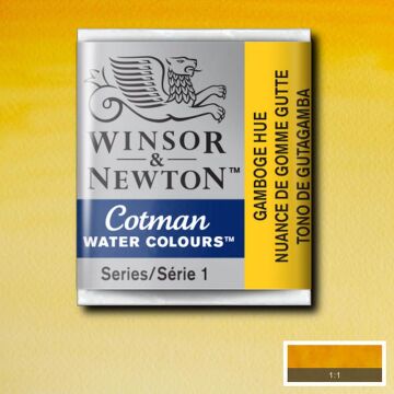 Winsor & Newton Cotman Yarım Tablet Suluboya Gamboge Hue 266