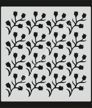 Mood Stencil Şablon 21x27 L082