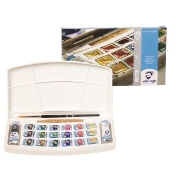 Talens Van Gogh 18 Renk Fırçalı Taş Suluboya Seti