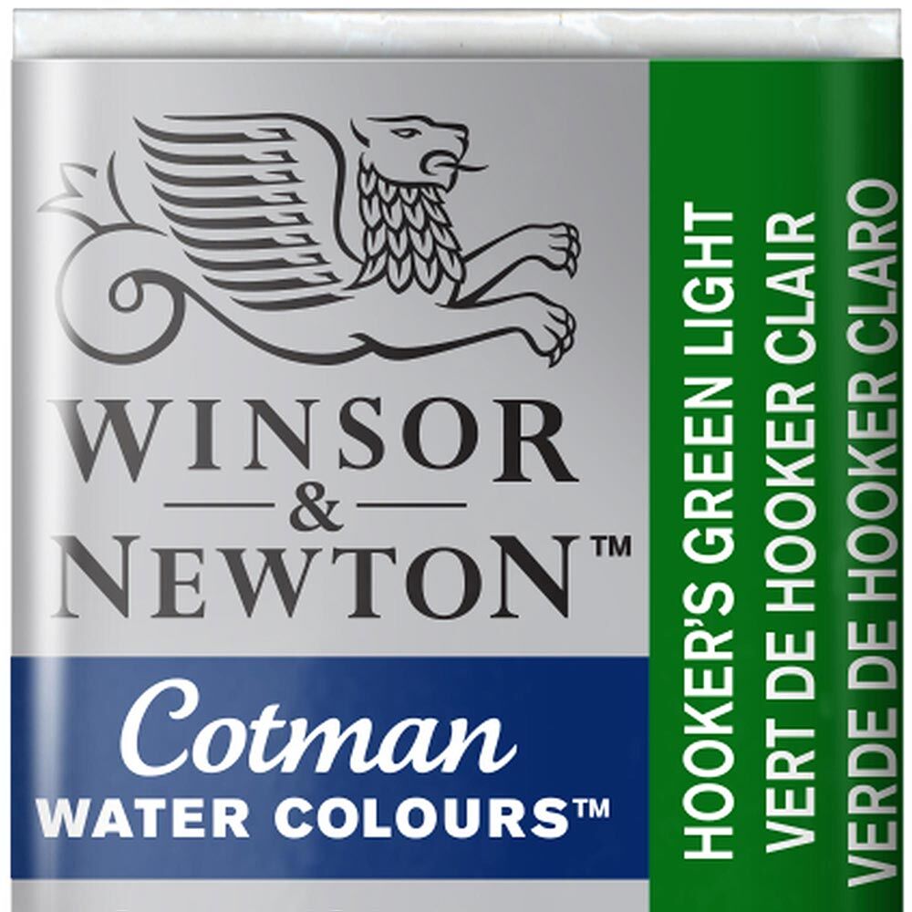 Winsor & Newton Cotman Yarım Tablet Suluboya Hooker's Green Light 314