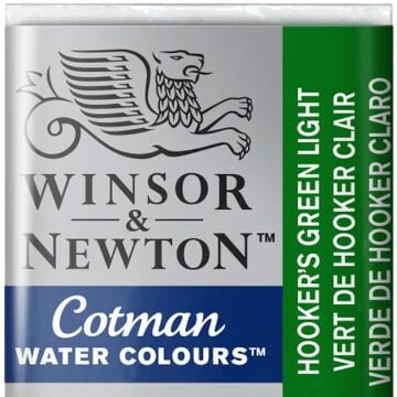 Winsor & Newton Cotman Yarım Tablet Suluboya Hooker's Green Light 314