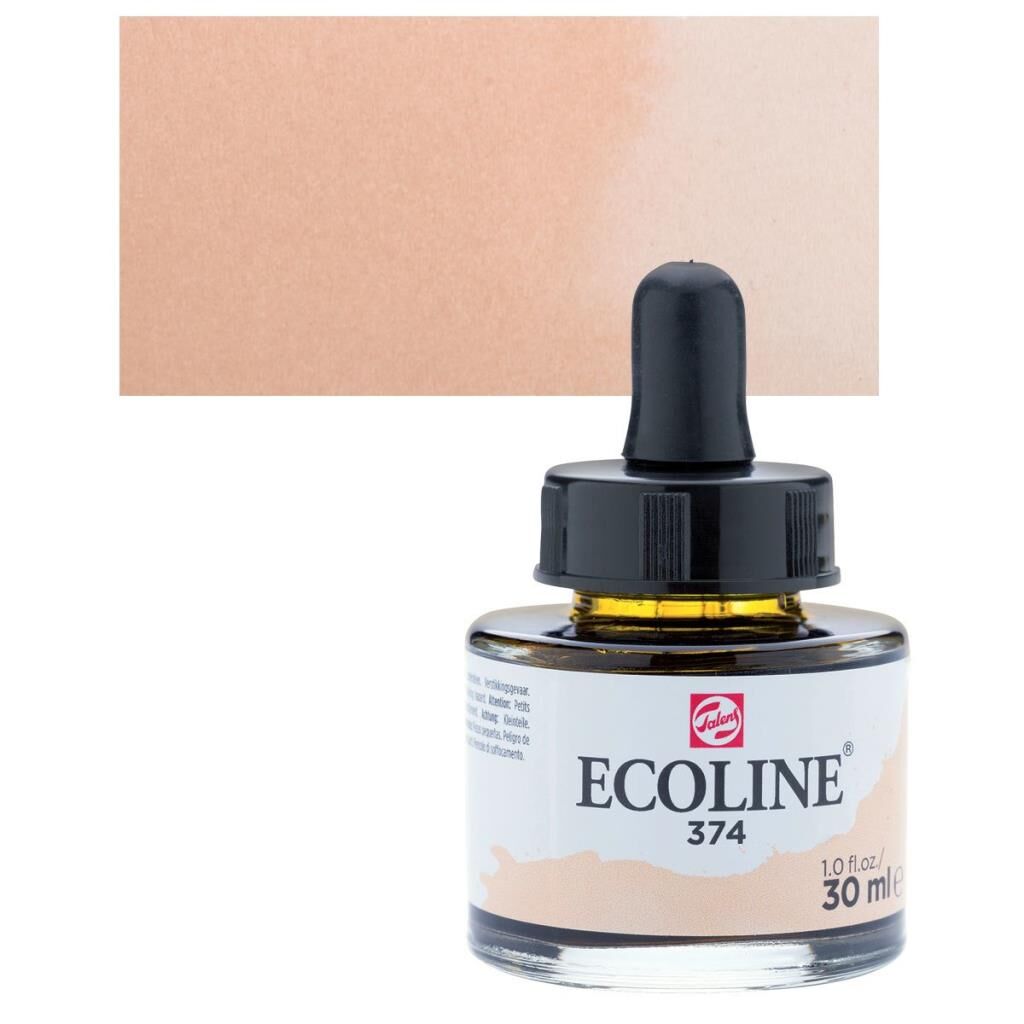 Talens Ecoline Sıvı Suluboya 30 ml. 374 Pink Beige