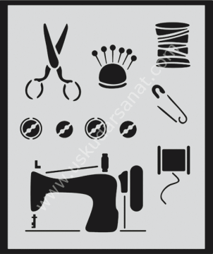 Mood Stencil Şablon 21x24 L052