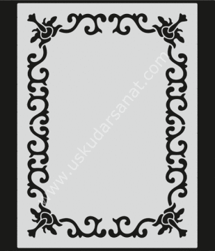 Mood Stencil Şablon 21x27 L085