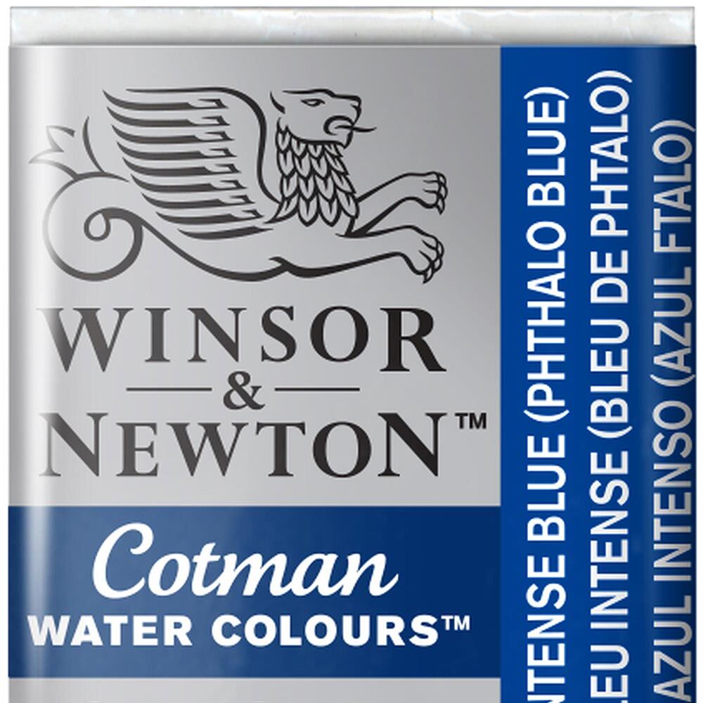 Winsor & Newton Cotman Yarım Tablet Suluboya Intense Blue (Phthalo Blue) 327