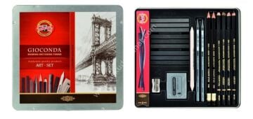 Kohinoor Gioconda Artist Set Metal Kutu  Çizim Seti 8898