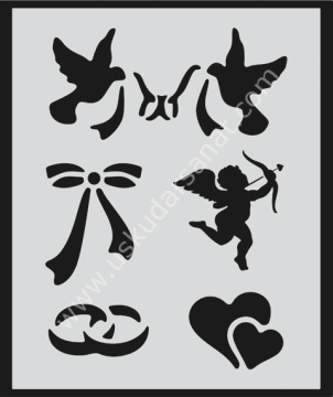 Mood Stencil Şablon 21x24 L053