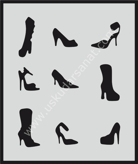 Mood Stencil Şablon 21x24 L054
