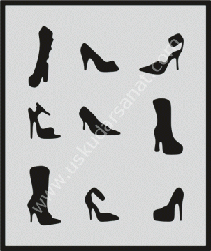 Mood Stencil Şablon 21x24 L054