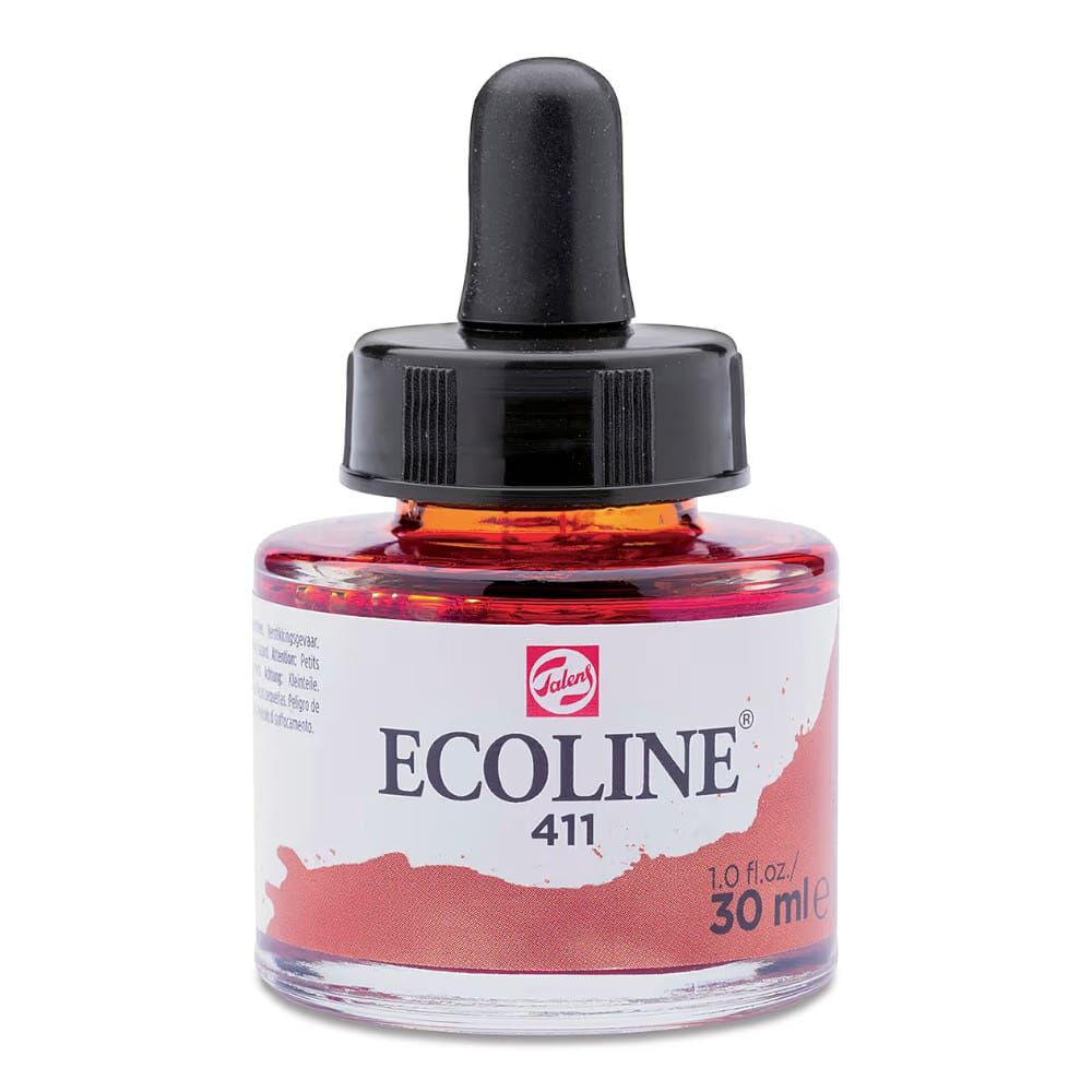 Ecoline Liquid Watercolour Sıvı Suluboya 30 ml Burnt Sienna 411