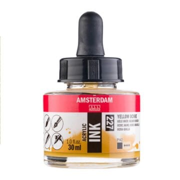 Amsterdam Akrilik Mürekkep 30 ml Yellow Ochre 227