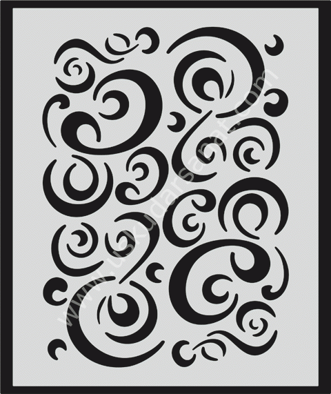 Mood Stencil Şablon 21x24 L056