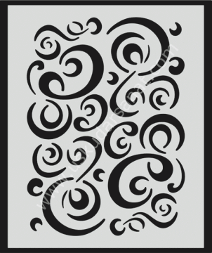 Mood Stencil Şablon 21x24 L056