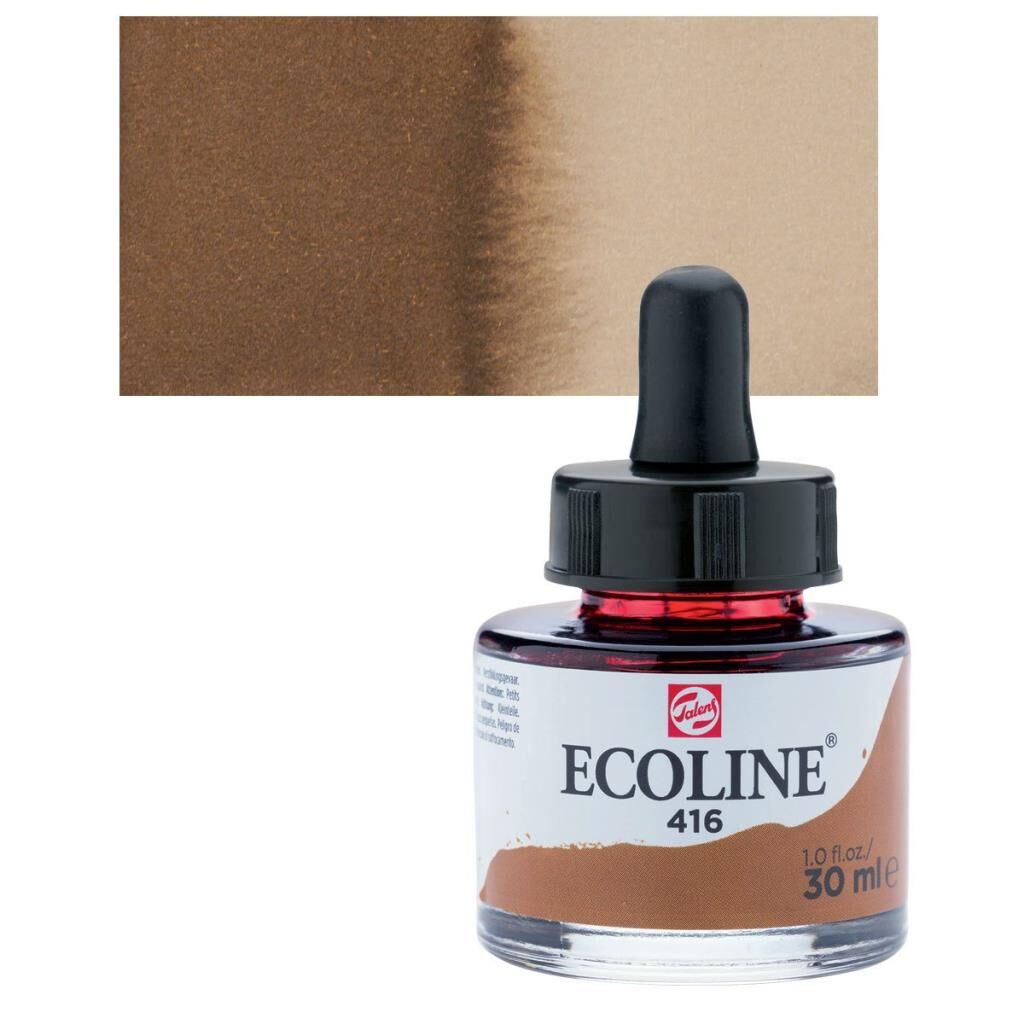 Talens Ecoline Sıvı Suluboya 30 ml. 416 Sepia
