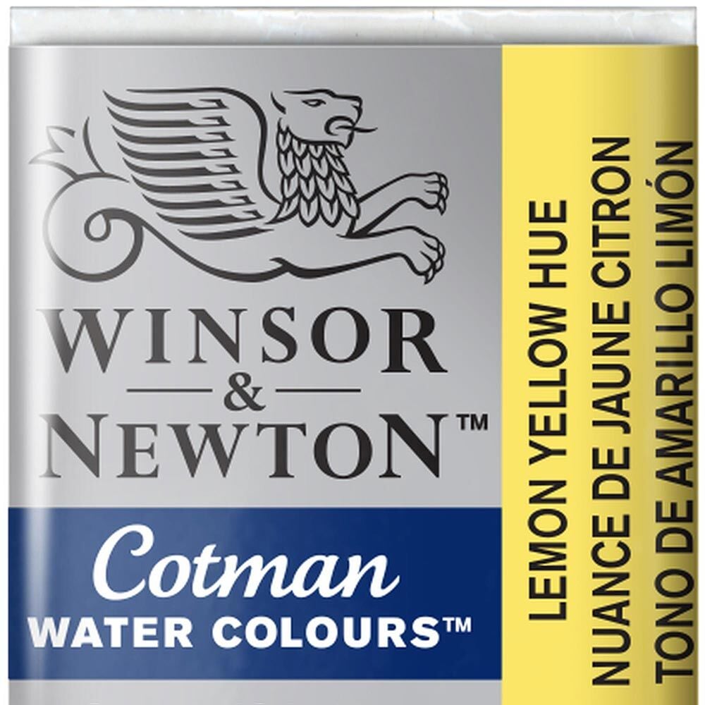 Winsor & Newton Cotman Yarım Tablet Suluboya Lemon Yellow Hue 346