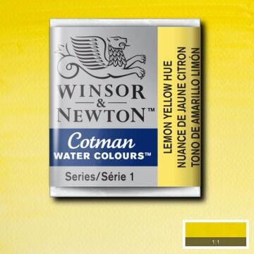 Winsor & Newton Cotman Yarım Tablet Suluboya Lemon Yellow Hue 346