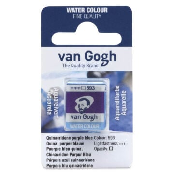 Van Gogh Yarım Tablet Suluboya Quinacridone Purple Bluish 593