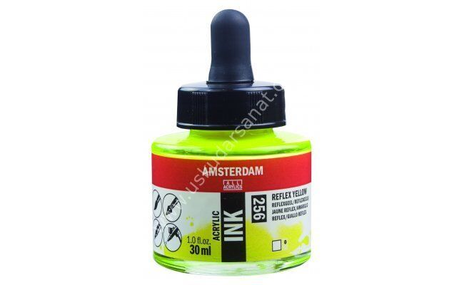 Amsterdam Sıvı Akrilik Mürekkep 30ml 256 Reflex Yellow