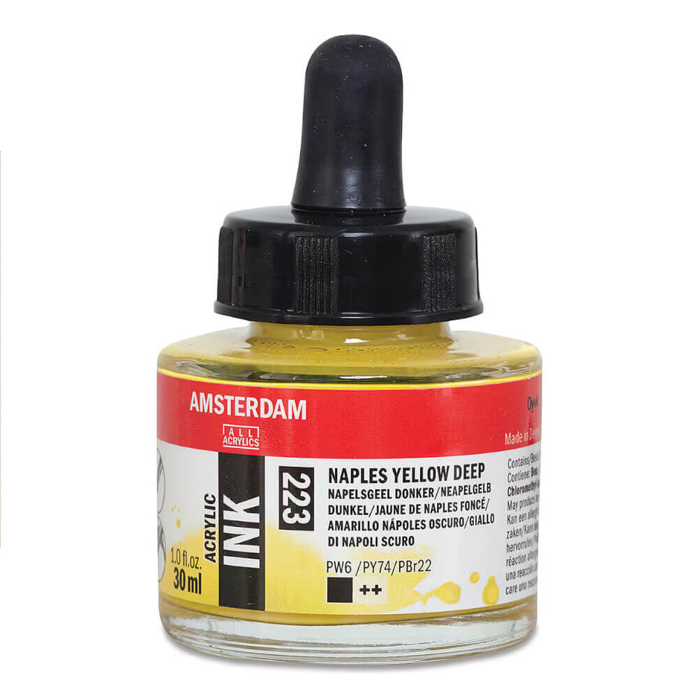 Amsterdam Akrilik Mürekkep 30 ml Naples Yellow Deep 223