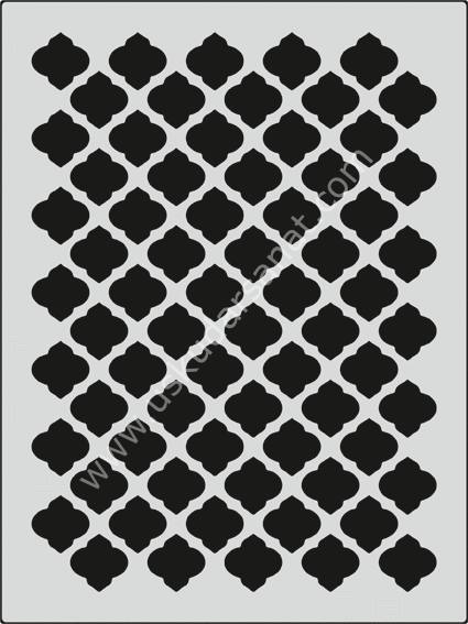 Mood Stencil Şablon 15X17 M083