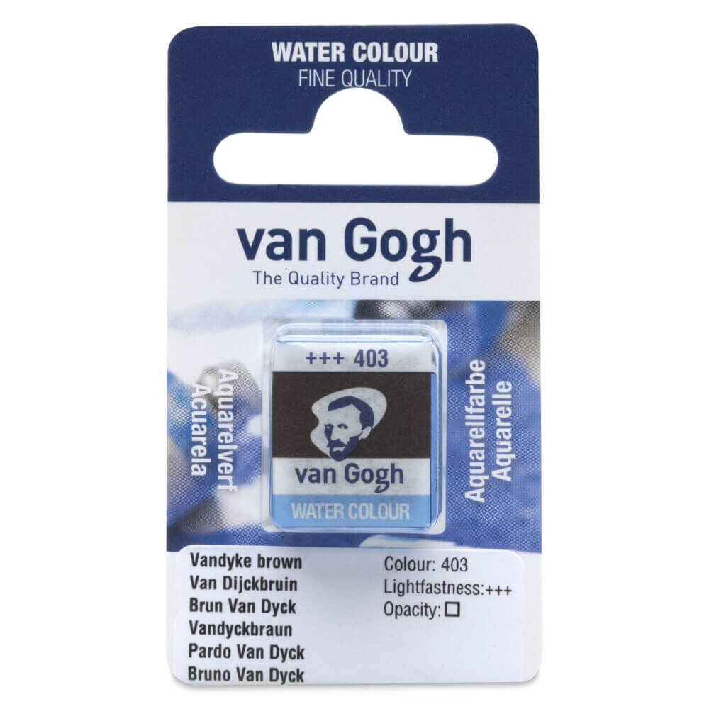 Van Gogh Yarım Tablet Suluboya Vandyke Brown 403