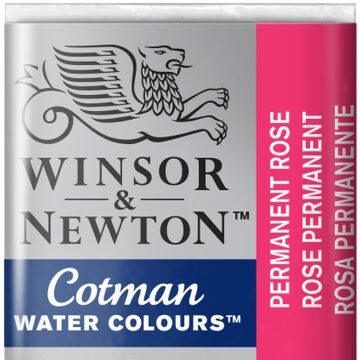 Winsor & Newton Cotman Yarım Tablet Suluboya Permanent Rose 502