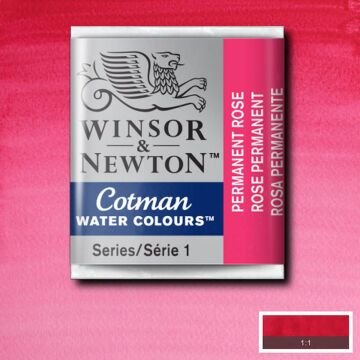 Winsor & Newton Cotman Yarım Tablet Suluboya Permanent Rose 502