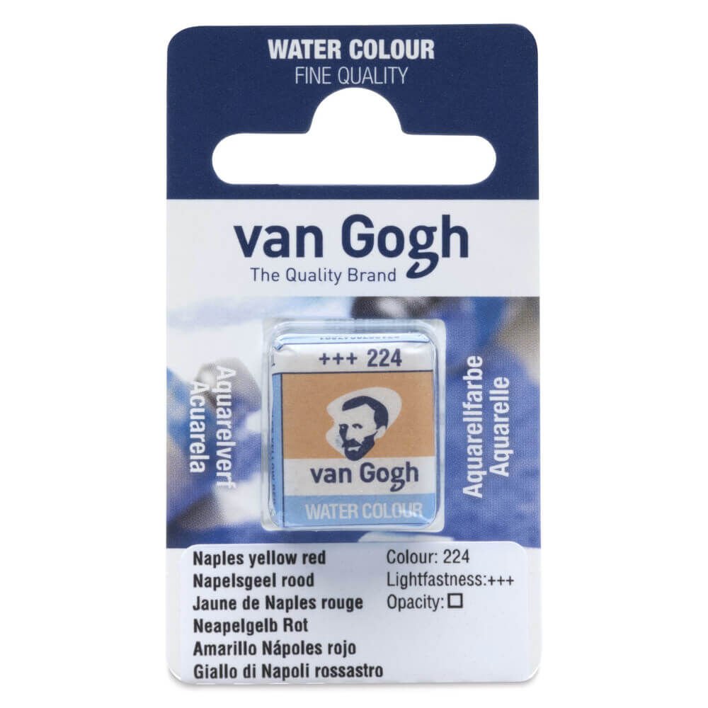 Van Gogh Yarım Tablet Suluboya Naples Yellow Red 224