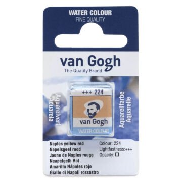 Van Gogh Yarım Tablet Suluboya Naples Yellow Red 224