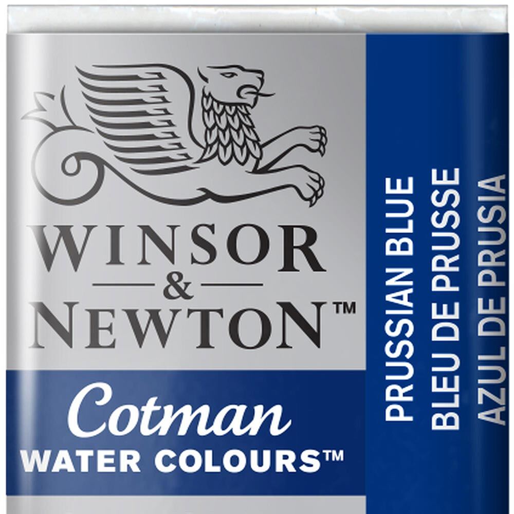 Winsor & Newton Cotman Yarım Tablet Suluboya Prussian Blue 538