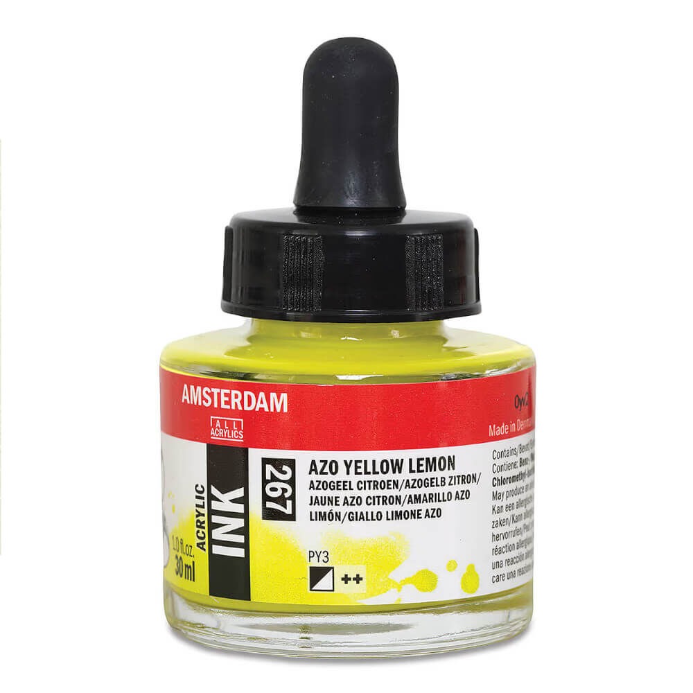 Amsterdam Akrilik Mürekkep 30 ml Azo Yellow Lemon 267