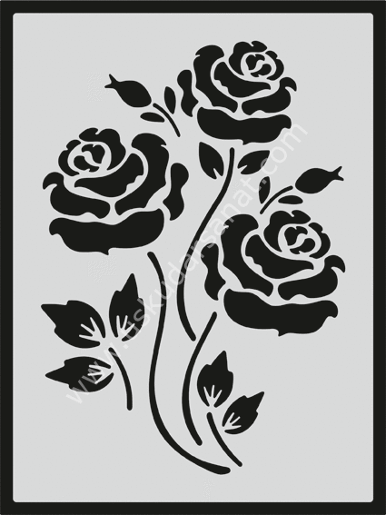 Mood Stencil Şablon 15X17 M086