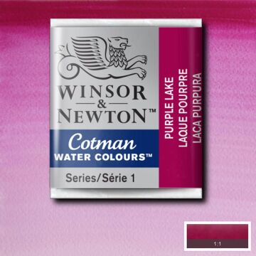 Winsor & Newton Cotman Yarım Tablet Suluboya Purple Lake 544