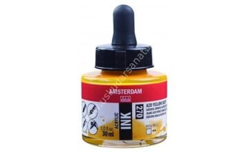Amsterdam Sıvı Akrilik Mürekkep 30ml 270 Azo Yellow Deep