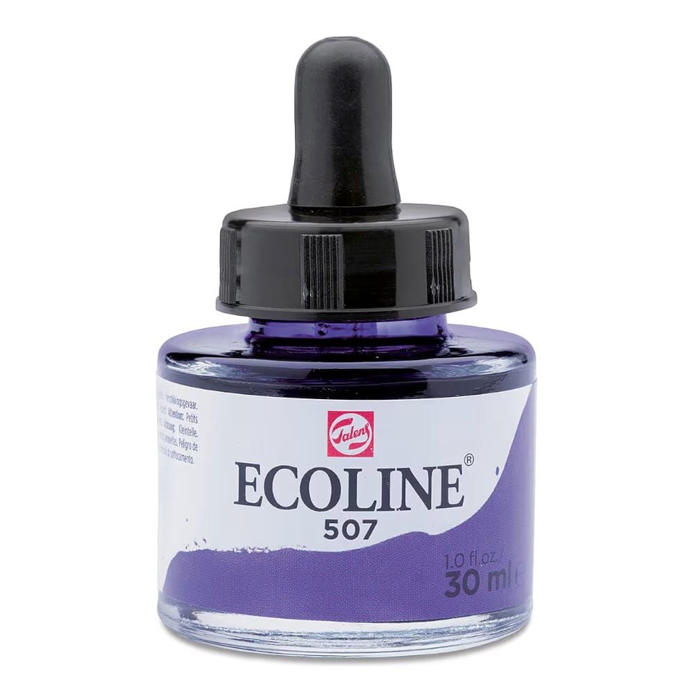 Ecoline Liquid Watercolour Sıvı Suluboya 30 ml Ultramarine Violet 507
