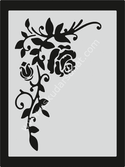 Mood Stencil Şablon 15X17 M087