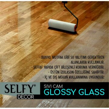 Rich Glossy Glass Sıvı Cam Vernik 500+250ml