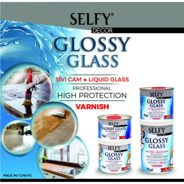 Rich Glossy Glass Sıvı Cam Vernik 500+250ml