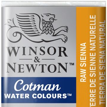 Winsor & Newton Cotman Yarım Tablet Suluboya Raw Sienna 552