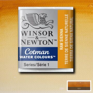 Winsor & Newton Cotman Yarım Tablet Suluboya Raw Sienna 552