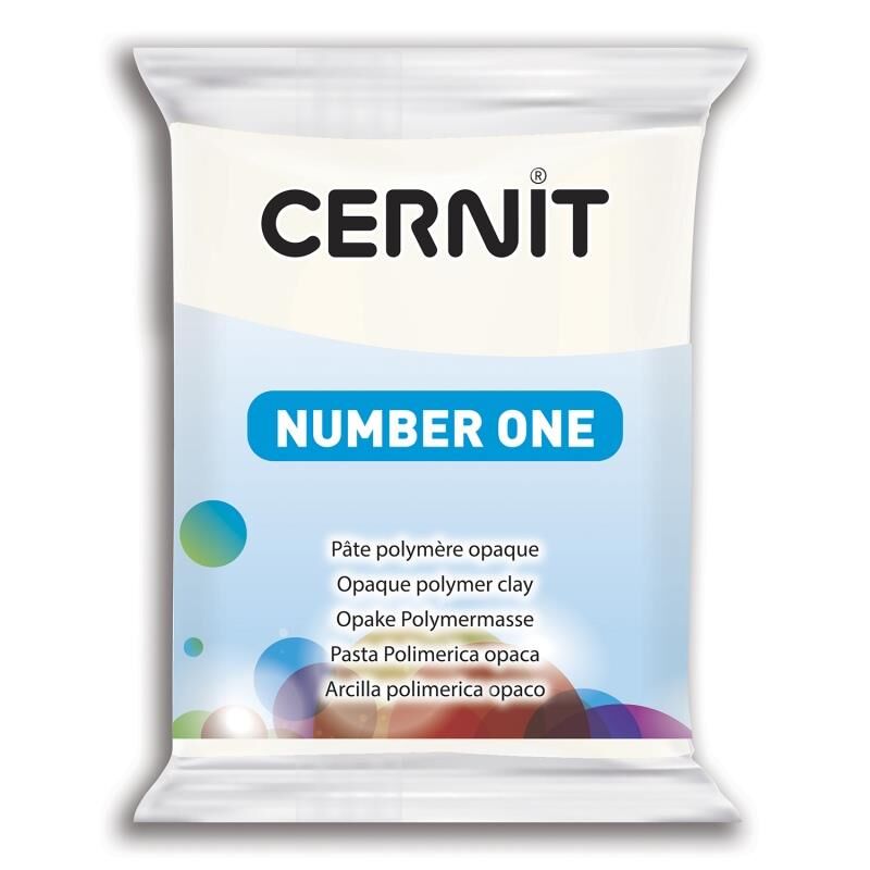Cernit Polimer Kil Seramik Hamuru Number One 56gr 027 Opak White