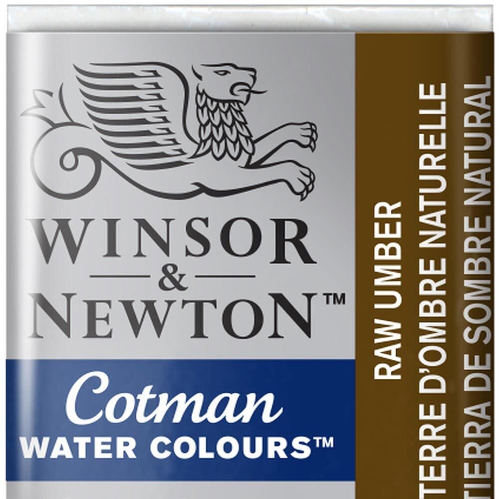 Winsor & Newton Cotman Yarım Tablet Suluboya Raw Umber 554