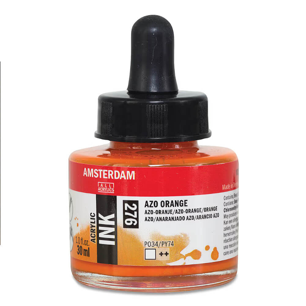 Amsterdam Akrilik Mürekkep 30 ml Azo Orange 276