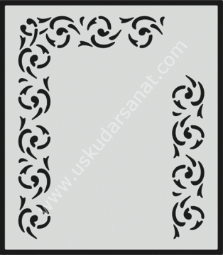 Mood Stencil Şablon 21x24 L065