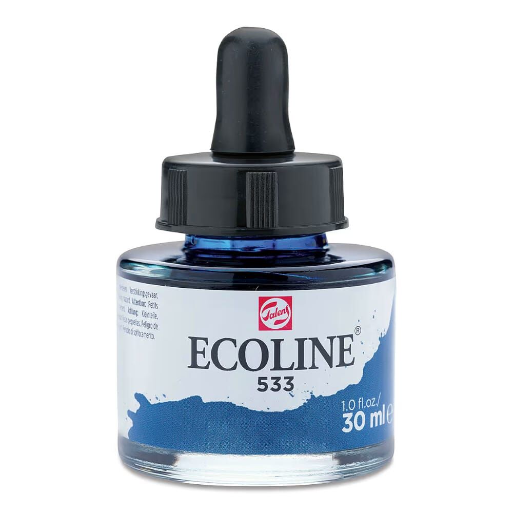 Ecoline Liquid Watercolour Sıvı Suluboya 30 ml Indigo 533