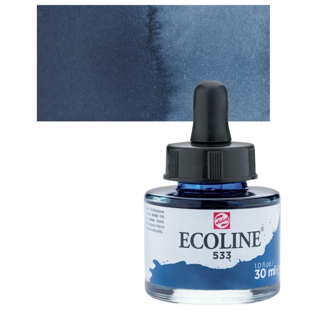 Talens Ecoline Sıvı Suluboya 30 ml. 533 İndigo