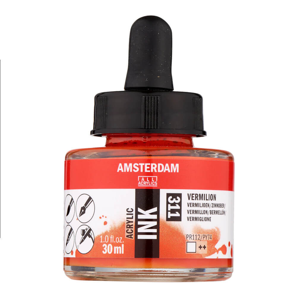 Amsterdam Akrilik Mürekkep 30 ml Vermillion 311