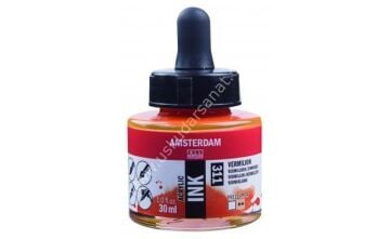 Amsterdam Sıvı Akrilik Mürekkep 30ml 311 Vermillion