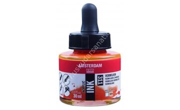 Amsterdam Sıvı Akrilik Mürekkep 30ml 311 Vermillion