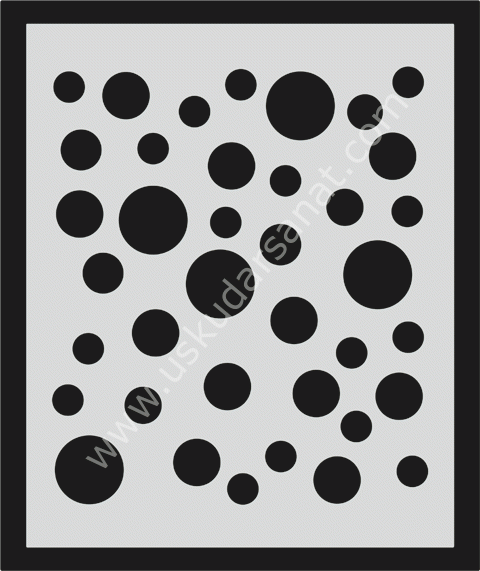 Mood Stencil Şablon 21x24 L005